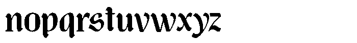 Guhit Pluma Bold Font LOWERCASE