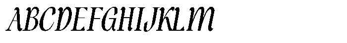 Guhit Pluma Italic Font UPPERCASE