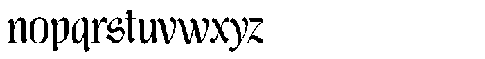 Guhit Pluma Regular Font LOWERCASE