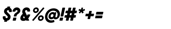 Guida Pro Black Italic Font OTHER CHARS