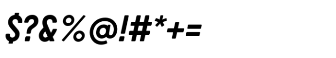Guida Pro Bold Italic Font OTHER CHARS