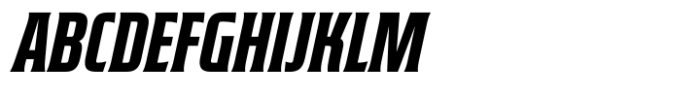 Guildhall Compressed Bold Italic Font UPPERCASE