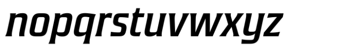 Guildhall Medium Italic Font LOWERCASE