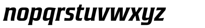 Guildhall Semibold Italic Font LOWERCASE