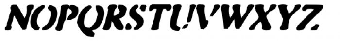 Gulag AOE Bold Italic Font UPPERCASE