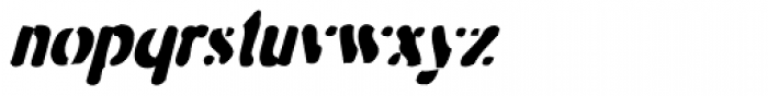 Gulag AOE Bold Italic Font LOWERCASE