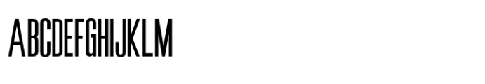 Gulams Condensed Thin Font UPPERCASE
