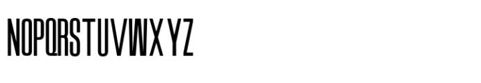 Gulams Condensed Thin Font UPPERCASE