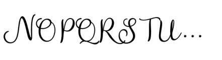 Guliya Font UPPERCASE
