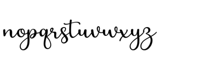 Guliya Font LOWERCASE