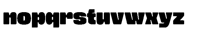 Gulker Font LOWERCASE