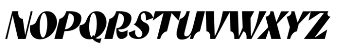 Gumanti Italic Font UPPERCASE