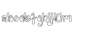 Gumball Machine Outline FONT