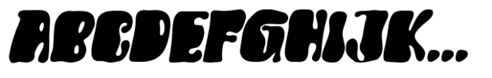 Gumbuck Italic Font UPPERCASE