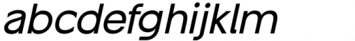 Guminert Medium Oblique Font LOWERCASE