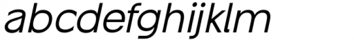 Guminert Regular Oblique Font LOWERCASE
