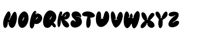 Gummy Bloom Fill Font UPPERCASE