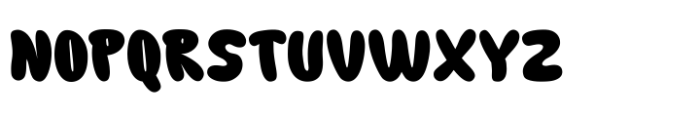 Gummy Child Regular Font UPPERCASE