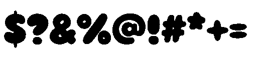 Gummy Loops Regular Font OTHER CHARS