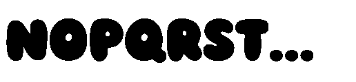 Gummy Loops Regular Font UPPERCASE