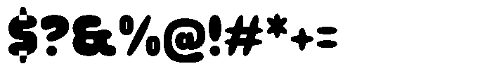 Gummy Yummy Font OTHER CHARS