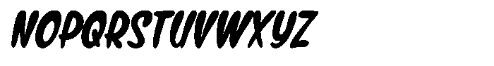 Gumybops Italic Font UPPERCASE