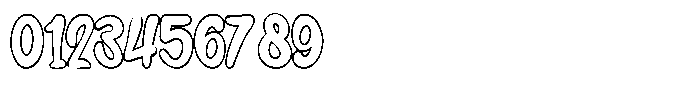 Gumybops Outline Font OTHER CHARS