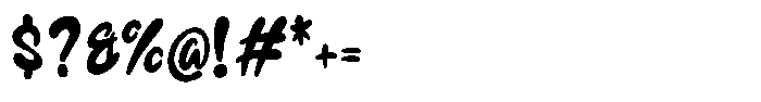 Gumybops Regular Font OTHER CHARS
