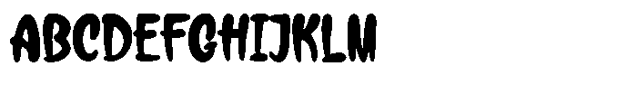 Gumybops Regular Font UPPERCASE