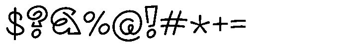 Gumza Font OTHER CHARS