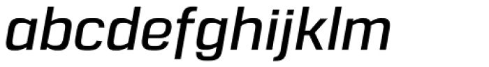 Gunar DemiBold Italic Font LOWERCASE