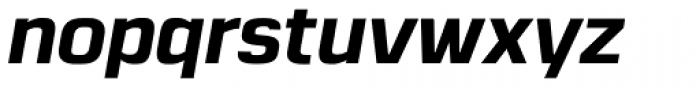 Gunar ExtraBold Italic Font LOWERCASE
