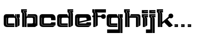 Gunec Regular Font LOWERCASE