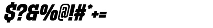 Gunner Bold Italic Font OTHER CHARS