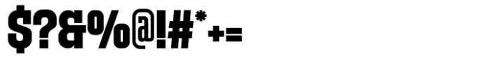 Gunner Bold Font OTHER CHARS
