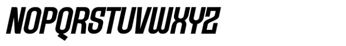 Gunner Italic Font UPPERCASE