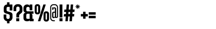 Gunner Regular Font OTHER CHARS