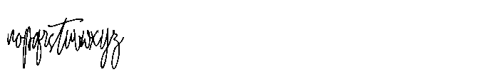 Guntura Bobyllera Font LOWERCASE