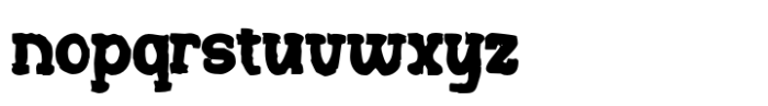 Gunwale Font LOWERCASE