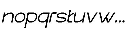Guorta Italic Font LOWERCASE