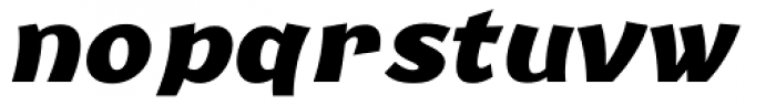 Guppy Oblique Font LOWERCASE