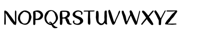 Gurame Regular Font UPPERCASE