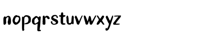 Gurame Regular Font LOWERCASE