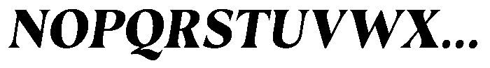Guren Black Italic Font UPPERCASE