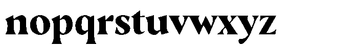 Guren Black Font LOWERCASE