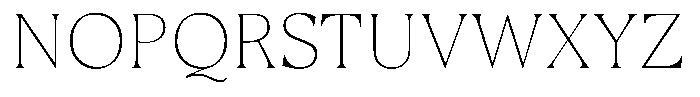 Guren ExtraLight Font UPPERCASE