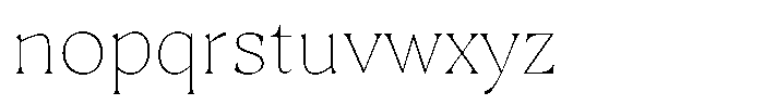 Guren ExtraLight Font LOWERCASE
