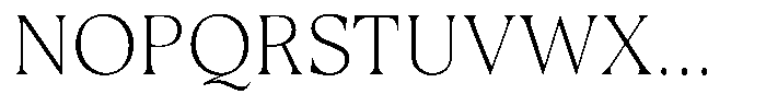 Guren Light Font UPPERCASE