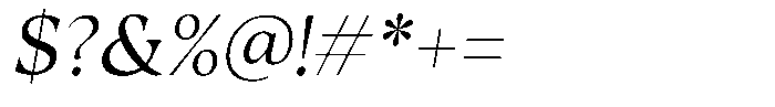 Guren Medium Italic Font OTHER CHARS