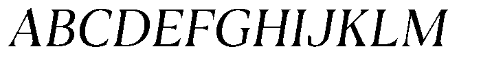 Guren Medium Italic Font UPPERCASE